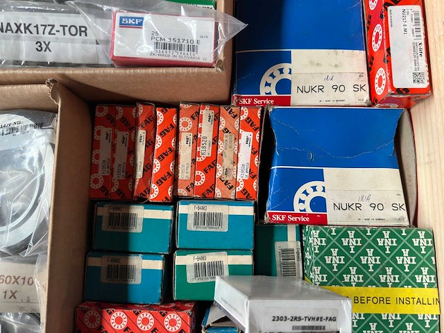 Skf, fag, ina, koyo, torrington, nsk, ntn, rhp - partij diverse lagers 208kg - afbeelding 12 van  12