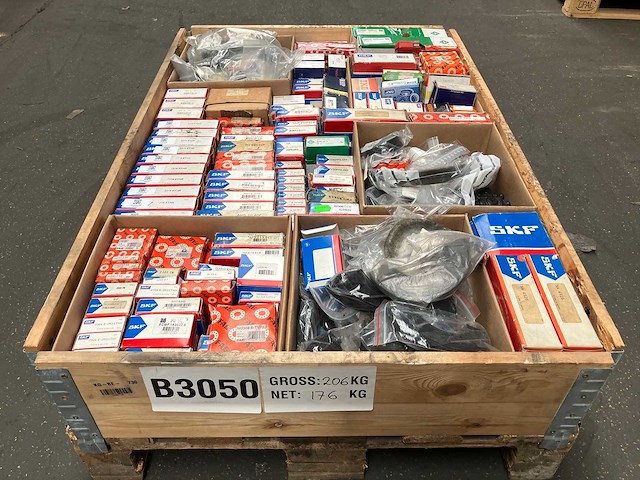 Skf, fag, ina, nachi, iko, nsk, rhp, timken - partij lagers & industriële onderdelen 176kg - afbeelding 1 van  11