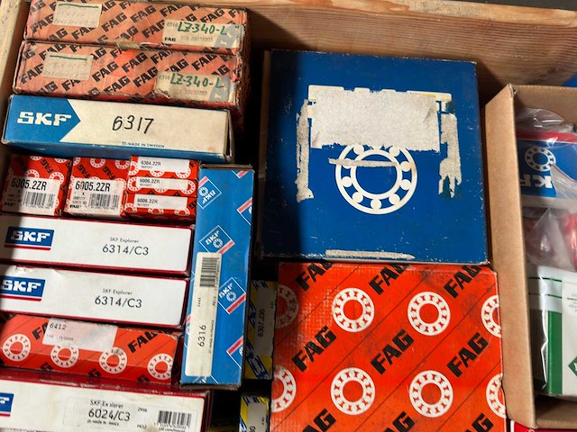 Skf, fag, ina, ntn en snr - partij diverse lagers 227kg - afbeelding 3 van  11
