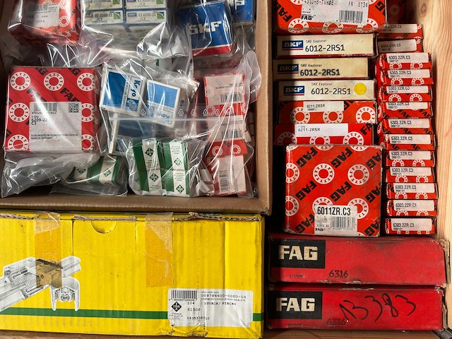 Skf, fag, ina, ntn en snr - partij diverse lagers 227kg - afbeelding 8 van  11