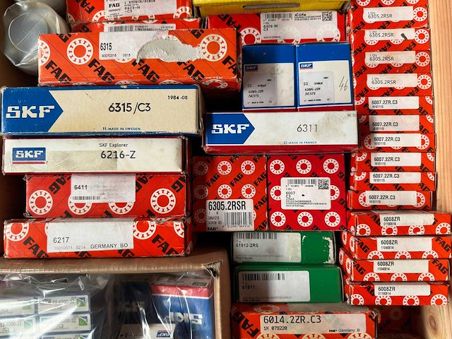 Skf, fag, ina, ntn en snr - partij diverse lagers 227kg - afbeelding 9 van  11