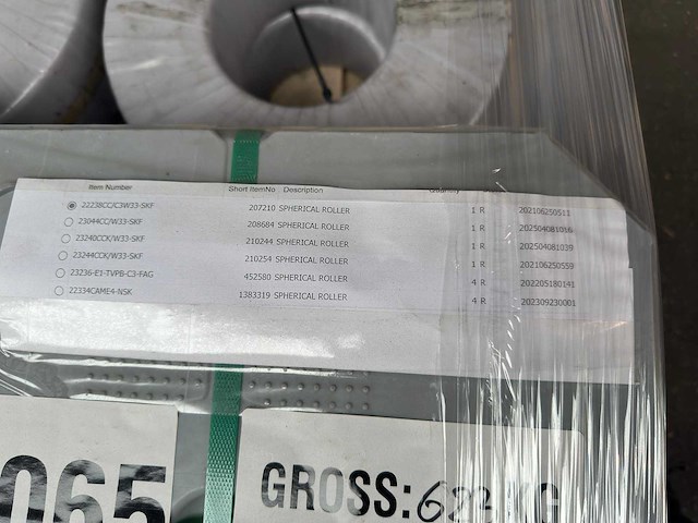 Skf, fag, nsk - partij zware industriële lagers 588kg - afbeelding 2 van  9
