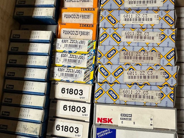 Skf, fag, nsk, snr, nke, nachi, steyr, koyo en timken - ball bearing - afbeelding 9 van  12