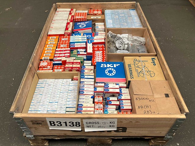 Skf / fag / ntn / nachi / koyo / timken - partij diverse lagers 164kg - afbeelding 1 van  10