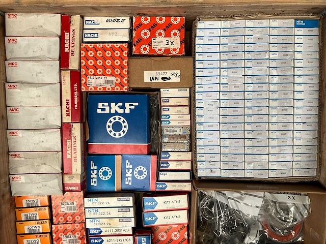 Skf / fag / ntn / nachi / koyo / timken - partij diverse lagers 164kg - afbeelding 1 van  1
