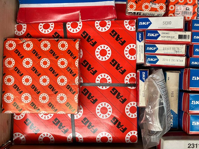 Skf, fag, ntn, snr - partij industriële lagers 283kg - afbeelding 2 van  11