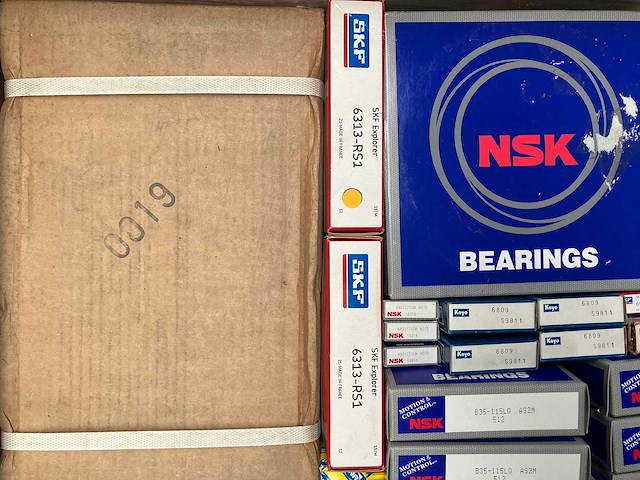 Skf, nsk, koyo, fag - grote partij gemengde lagers 213kg - afbeelding 8 van  11