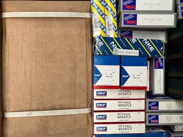 Skf, nsk, koyo, fag - grote partij gemengde lagers 213kg - afbeelding 10 van  11