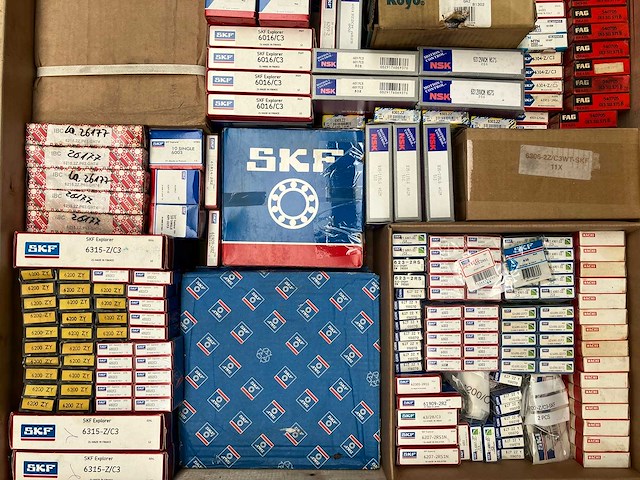 Skf, nsk, koyo, fag - grote partij gemengde lagers 213kg - afbeelding 7 van  11