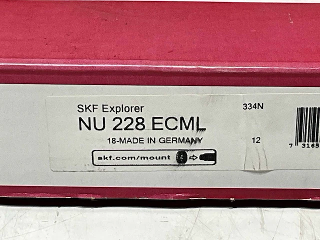 Skf nu228 ecml cilinderlager eenrijig - afbeelding 3 van  3