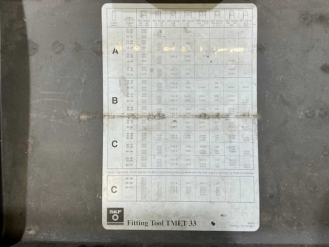 Skf tmft 33 kogellager montageset - afbeelding 4 van  4
