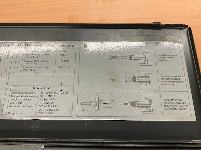 Skf tmsc 30-60 spantang trekker - afbeelding 2 van  4