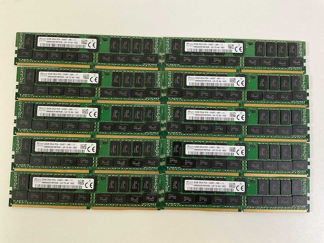 Skhynix (hma84gr7mfr4n-uh) 32gb 2rx4 pc4-2400t rams (10x) - afbeelding 1 van  5