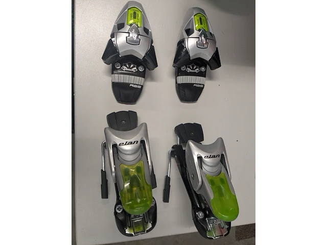 Ski bindingen, elan, zilver / groen, er 11.0 - afbeelding 1 van  3