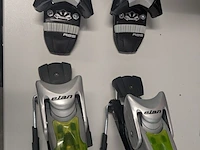 Ski bindingen, elan, zilver / groen, er 11.0