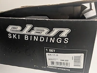 Ski bindingen, elan, zilver / groen, er 11.0 - afbeelding 3 van  3