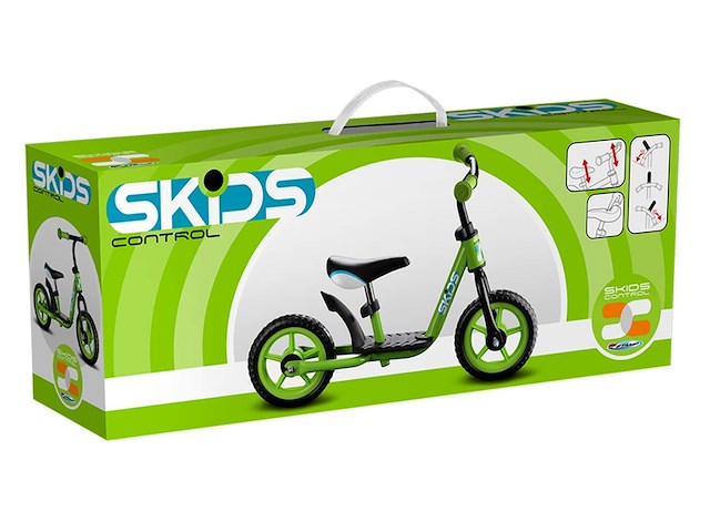 Skids control loopfiets 10 inch groen/zwart - afbeelding 1 van  5
