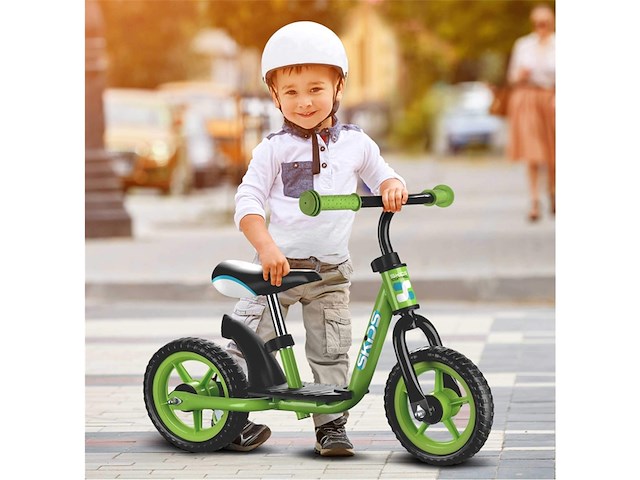 Skids control loopfiets 10 inch groen/zwart - afbeelding 2 van  5