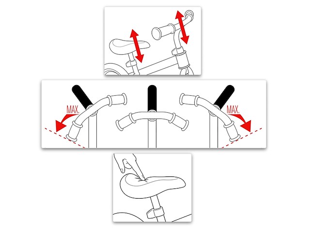Skids control loopfiets 10 inch groen/zwart - afbeelding 3 van  5