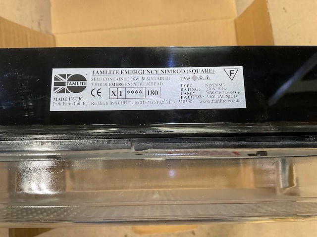 Skilcraft plafond lamp (5x) - afbeelding 4 van  5