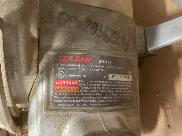Skilsaw shd77 cirkelzaag - afbeelding 3 van  3