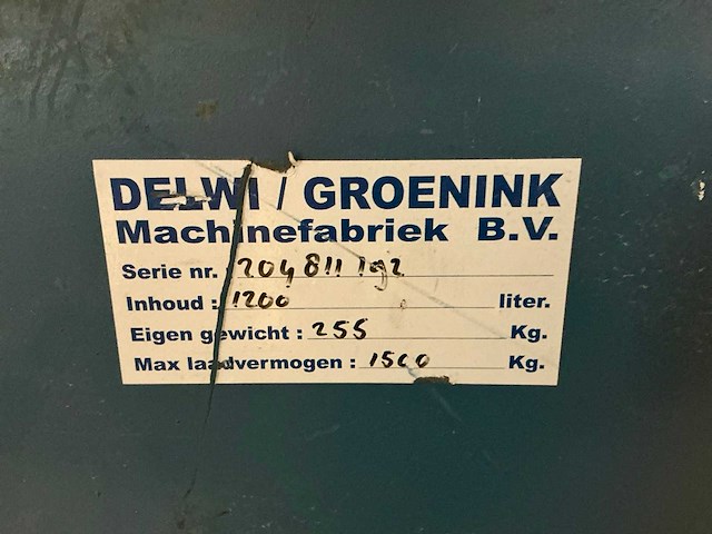 Skipco / delwi afvalkiepcontainer - afbeelding 4 van  5