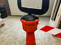 Skipper afzetpaal met voetstuk (2x) - afbeelding 3 van  5