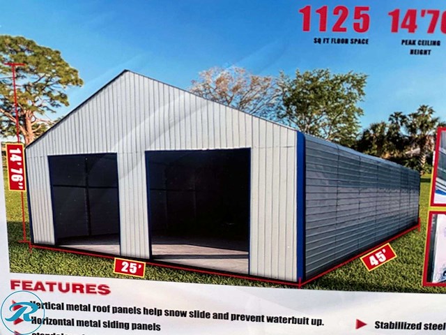 Sklp - 45x25ft - opslagschuur - afbeelding 4 van  9