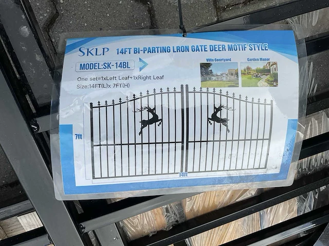 Sklp 14ft 427 cm hert toegangshek - afbeelding 7 van  15