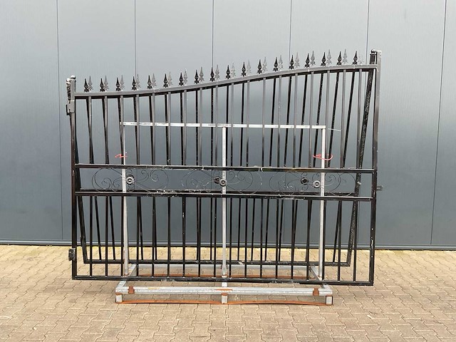 Sklp dubbel openslaande poort 580 cm toegangspoort - afbeelding 4 van  11