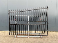 Sklp dubbel openslaande poort 580 cm toegangspoort - afbeelding 4 van  11