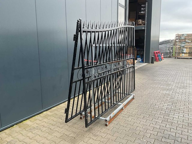 Sklp dubbel openslaande poort 580 cm toegangspoort - afbeelding 6 van  11