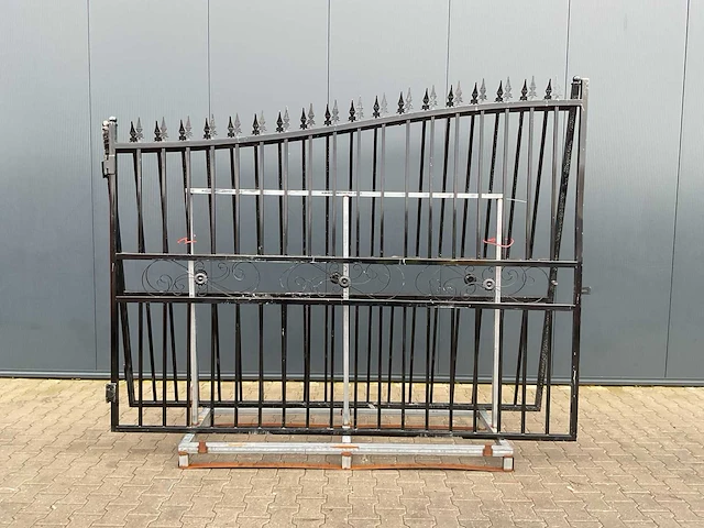 Sklp dubbel openslaande poort 580 cm toegangspoort - afbeelding 4 van  11
