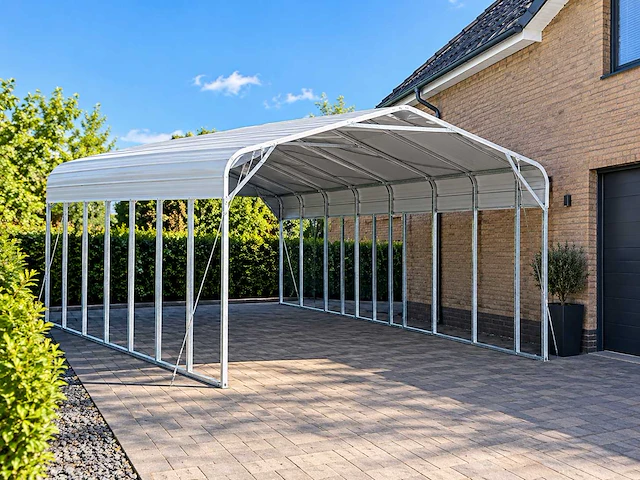 Sklp sk-sc40 40x20x14ft carport staalconstructie - afbeelding 1 van  10