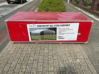 Sklp sk-sc40 40x20x14ft carport staalconstructie - afbeelding 10 van  10