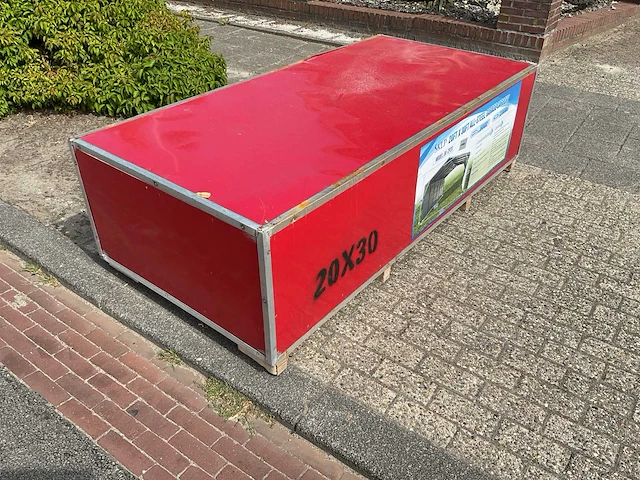 Sklp sk-zp20 20ftx30ft garage carport staalconstructie - afbeelding 8 van  9