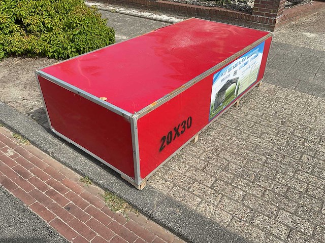 Sklp sk-zp20 20ftx30ft garage carport staalconstructie - afbeelding 8 van  9