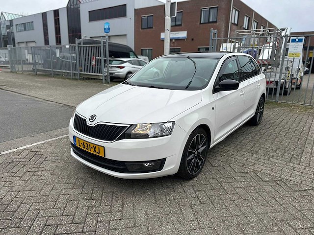 Skoda - 2014 - rapid spaceback - 1.4 tsi grt eleg. bl- automaat - personenauto - afbeelding 1 van  22