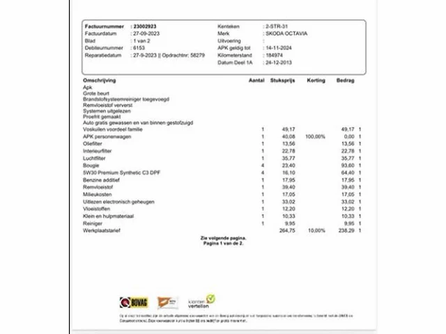 Škoda octavia combi 1.2 tsi greentech elegance businessline | 2-str-31 - afbeelding 29 van  40