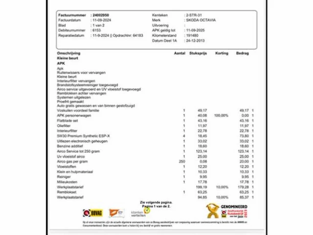 Škoda octavia combi 1.2 tsi greentech elegance businessline | 2-str-31 - afbeelding 32 van  40