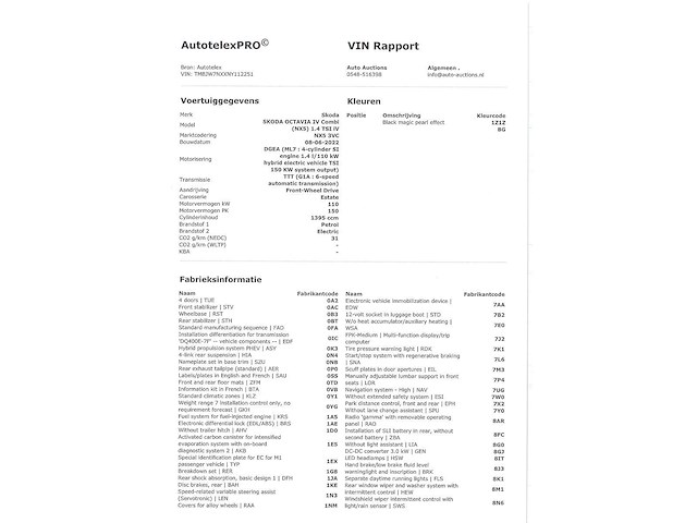 Skoda octavia combi iv 1.4 tsi phev 204pk automaat 2022 - afbeelding 9 van  19