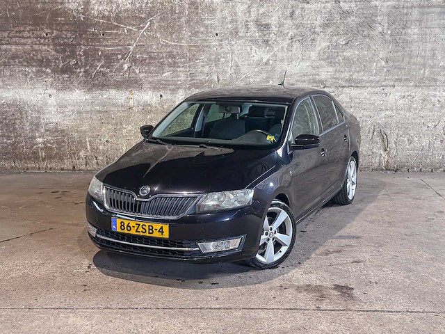 Skoda rapid 1.2 tsi greentech elegance businessline 105pk 2013 (origineel-nl + 1e eigenaar), 86-zsb-4 - afbeelding 10 van  11