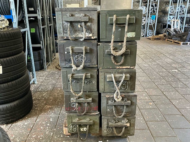 Skrzynia nr. 5 poolse militaire transportkisten (10x) - afbeelding 4 van  5