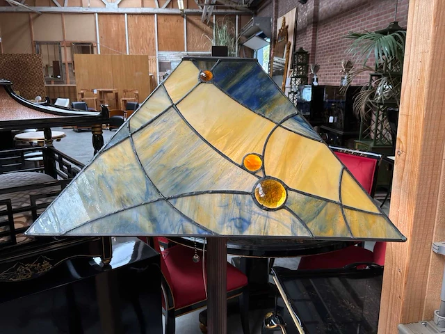Sky blue floorlamp tiffany - afbeelding 3 van  7