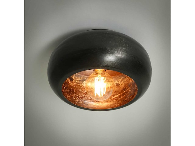Sky plafondlamp | 1 lichts | ø 34 cm | zwart nikkel - afbeelding 1 van  4