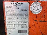 Skyjack sj iii-3226 schaarhoogwerker - afbeelding 8 van  9
