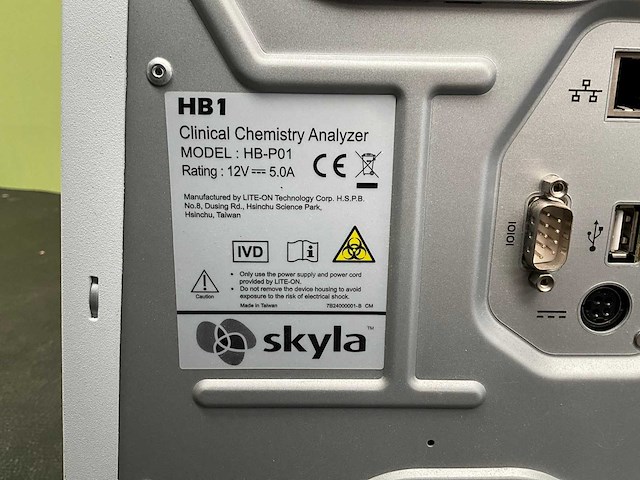 Skyla hb-p01 klinisch analyse apparaat - afbeelding 5 van  5