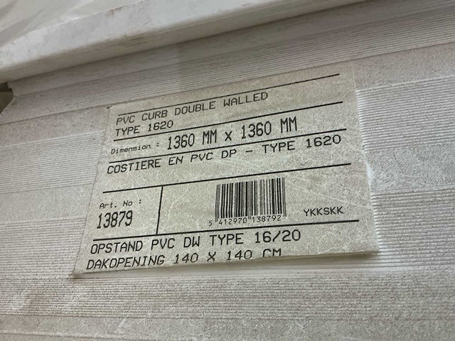 Skylux licht koepel 140x140cm - afbeelding 6 van  9