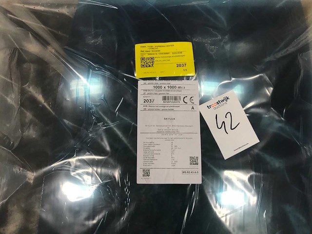 Skylux lichtkoepel met opstand – 100 × 100 cm - afbeelding 1 van  5
