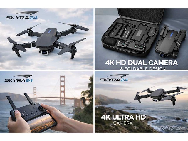 Skyra24 air 4k dual camera drone - afbeelding 6 van  9
